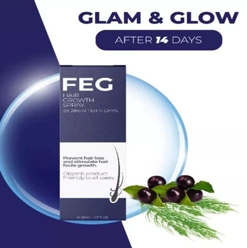 FEG Hair Growth Spray with Biotin & Caffeine – Scalp Nourishing Hair