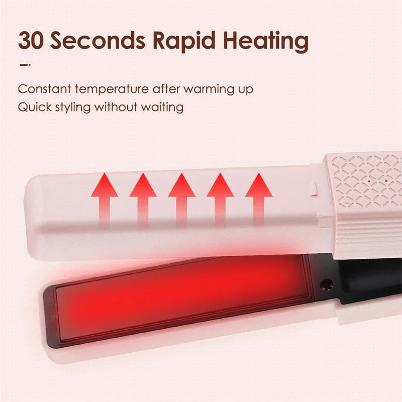 Cordless Hair Straightener – 2-in-1 Hair Styler