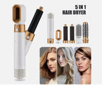 5-in-1 Hair Brush – Straighten, Curl & Style Your Hair in Minutes ✨