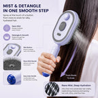 Electric Nano Mist Hair Brush | 2-in-1 Detangling & Spray Comb | 35% OFF + COD