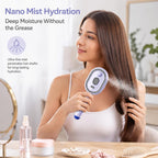 Electric Nano Mist Hair Brush | 2-in-1 Detangling & Spray Comb | 35% OFF + COD