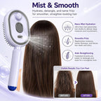 Electric Nano Mist Hair Brush | 2-in-1 Detangling & Spray Comb | 35% OFF + COD