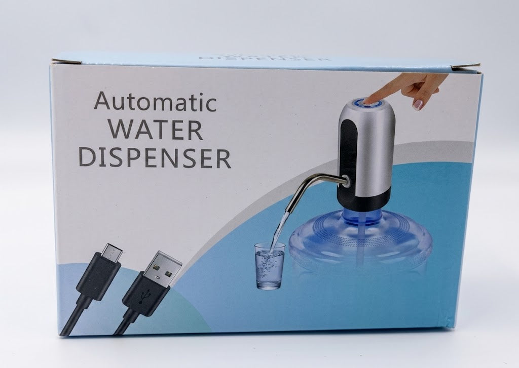 Electric Portable Water Dispenser Pump – One-Touch USB Rechargeable Water Bottle Pump