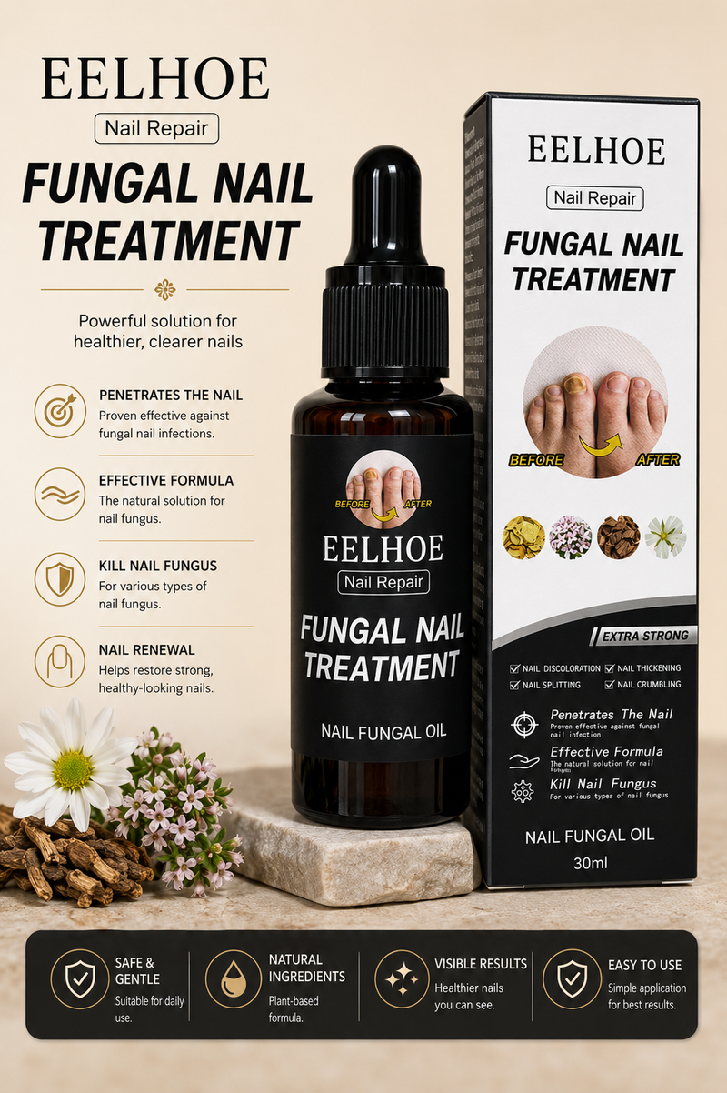 EELHOE Fungal Nail Treatment Oil – Extra Strong Nail Repair Care, 30ml