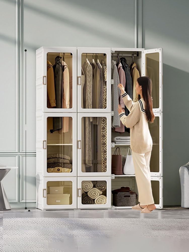 Foldable Modular Portable Wardrobe – Smart Space-Saving Storage Solution