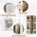 Foldable Modular Portable Wardrobe – Smart Space-Saving Storage Solution