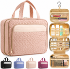 Large Hanging Travel Cosmetic Bag – Waterproof Multi-Compartment Organizer