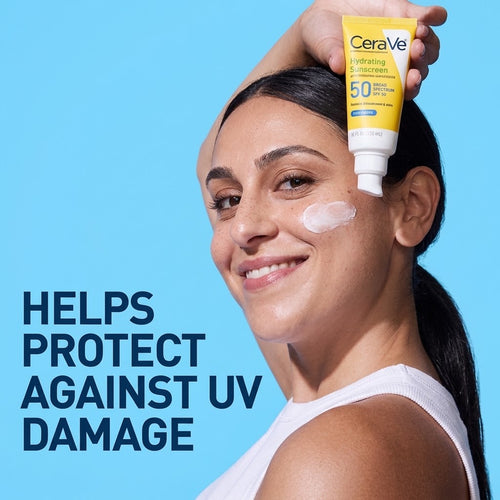 CeraVe Invisible Mineral Sunscreen SPF 50 – Lightweight Face Sunscreen