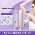 Double Head Electric Shaver – Smooth Shave Anytime, Anywhere!