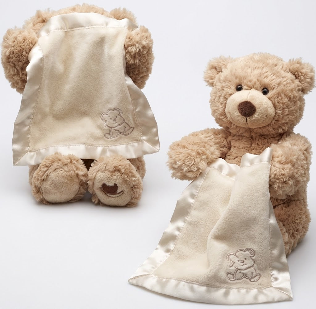 Peekaboo Teddy Bear – Interactive Talking & Moving Plush Toy for Kids 🧸💕