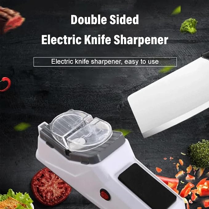 Electric Knife Sharpener – Sharpen Your Kitchen Knives in Seconds!