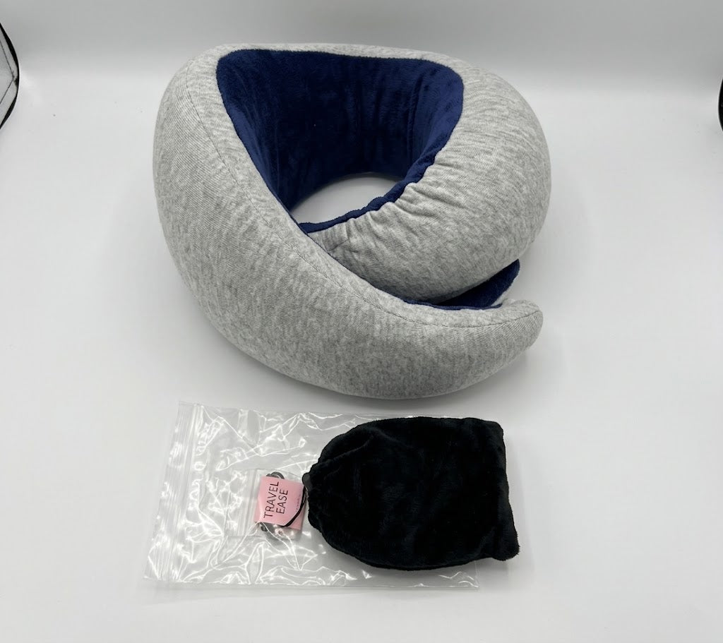 Premium U-Shaped Travel Sleeping Pillow – 360° Neck Support with Eye Mask & Earplugs