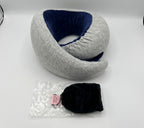 Premium U-Shaped Travel Sleeping Pillow – 360° Neck Support with Eye Mask & Earplugs