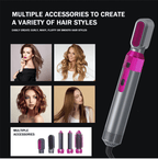 5-in-1 Hot Air Brush – Hair Dryer, Straightener, Curler & Volumizer