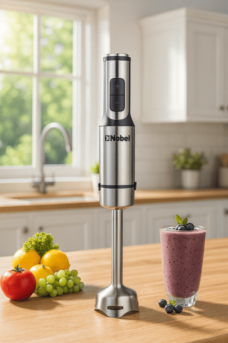 Nobel Hand Blender – 200W Powerful Stainless Steel Blender | 35% OFF + COD