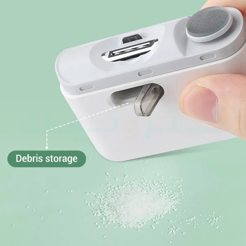2-in-1 Electric Nail Clipper & Nail File – Smart Nail Care Made Easy!