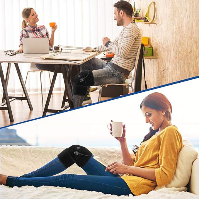 Electric Heating Knee Pad – Instant Relief for Knee & Muscle Pain with Cold Therapy Mesh (35% OFF)