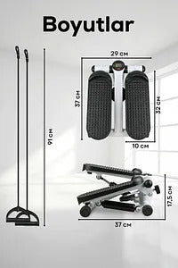 Fitness Stepper Exerciser with Rope – Home Workout Made Easy