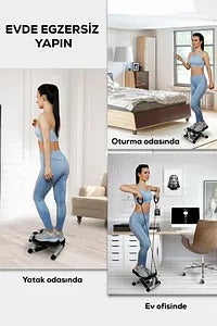Fitness Stepper Exerciser with Rope – Home Workout Made Easy