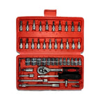 46-Piece Screwdriver & Socket Bit Set – Heavy-Duty Repair Tool Kit