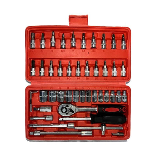 46-Piece Screwdriver & Socket Bit Set – Heavy-Duty Repair Tool Kit