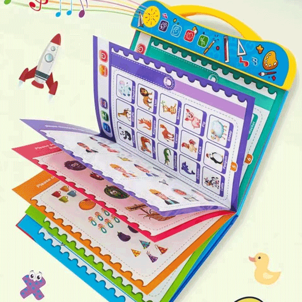Interactive Phonics Learning Book for Kids – Talking Sound Book with Educational Games & Learning Pen | 3+ Years