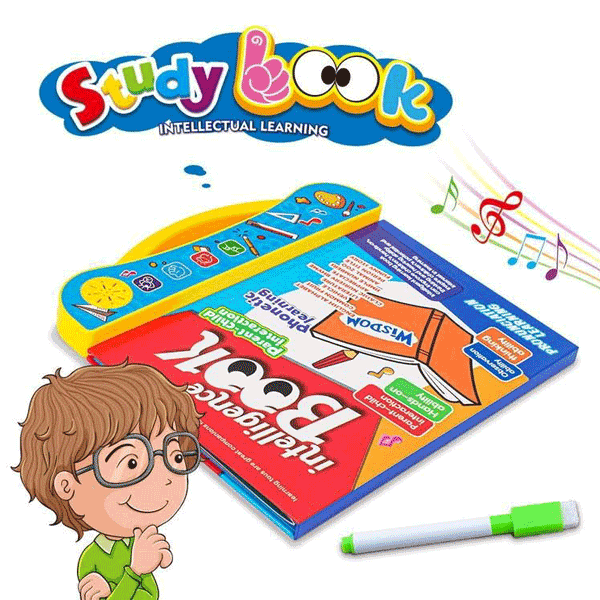 Interactive Phonics Learning Book for Kids – Talking Sound Book with Educational Games & Learning Pen | 3+ Years