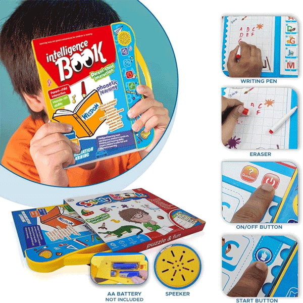 Interactive Phonics Learning Book for Kids – Talking Sound Book with Educational Games & Learning Pen | 3+ Years