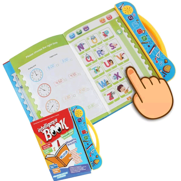 Interactive Phonics Learning Book for Kids – Talking Sound Book with Educational Games & Learning Pen | 3+ Years