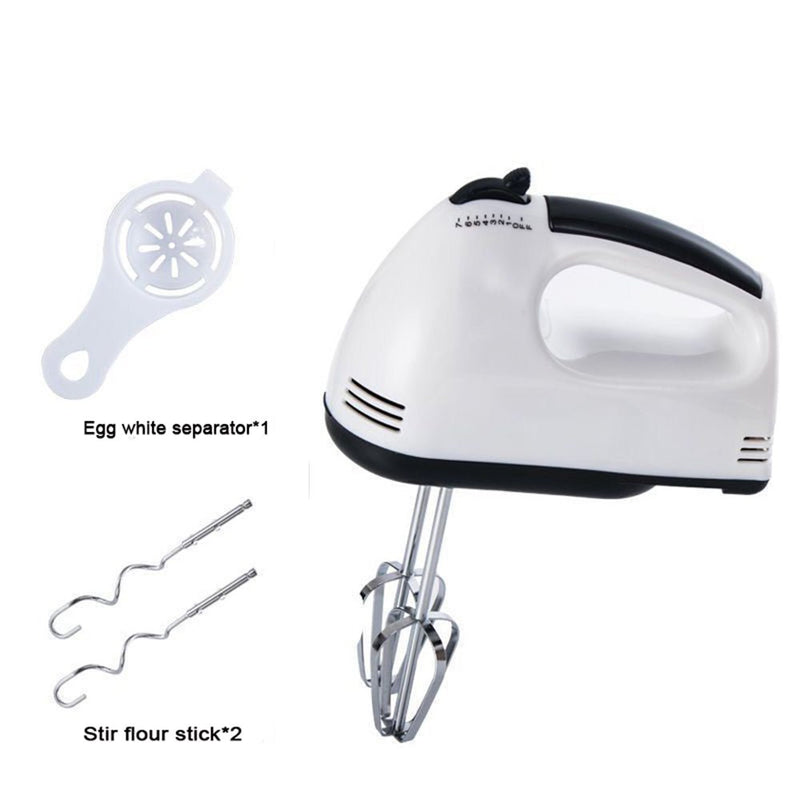 Super Hand Mixer – 7-Speed Electric Mixer with Turbo | Stainless Steel Beaters & Dough Hooks | 35% OFF + COD