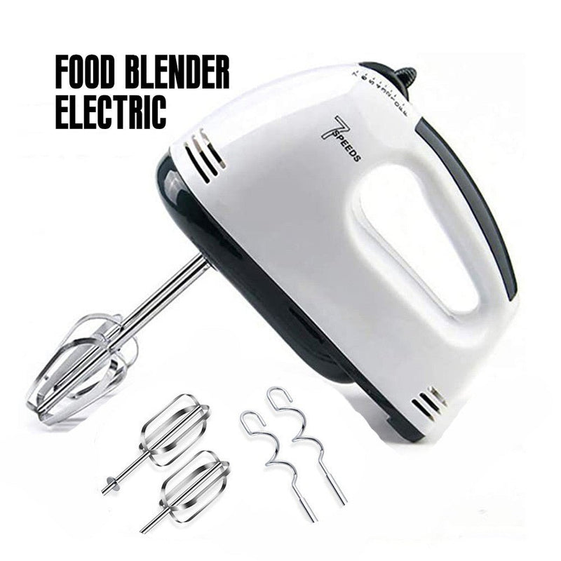 Super Hand Mixer – 7-Speed Electric Mixer with Turbo | Stainless Steel Beaters & Dough Hooks | 35% OFF + COD