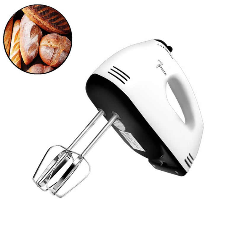 Super Hand Mixer – 7-Speed Electric Mixer with Turbo | Stainless Steel Beaters & Dough Hooks | 35% OFF + COD