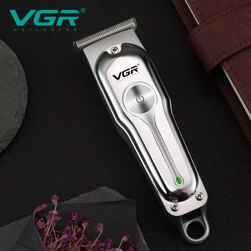 VGR Rechargeable Hair & Beard Clipper – Professional Grooming Trimmer for Men | Portable & Cordless