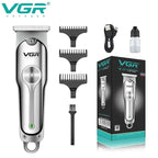VGR Rechargeable Hair & Beard Clipper – Professional Grooming Trimmer for Men | Portable & Cordless
