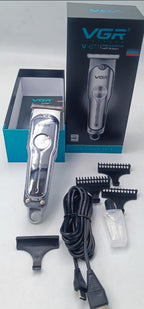 VGR Rechargeable Hair & Beard Clipper – Professional Grooming Trimmer for Men | Portable & Cordless