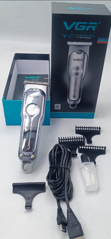 VGR Rechargeable Hair & Beard Clipper – Professional Grooming Trimmer for Men | Portable & Cordless