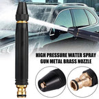 High Pressure Water Hose Nozzle – Powerful Adjustable Spray Gun for Car, Garden & Cleaning