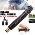High Pressure Water Hose Nozzle – Powerful Adjustable Spray Gun for Car, Garden & Cleaning