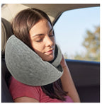 Premium U-Shaped Travel Sleeping Pillow – 360° Neck Support with Eye Mask & Earplugs