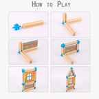 Beilaluna™ 128 Pcs Wooden Building Blocks Toy for Kids (3+) | 35% OFF – Cash on Delivery