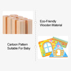 Beilaluna™ 128 Pcs Wooden Building Blocks Toy for Kids (3+) | 35% OFF – Cash on Delivery